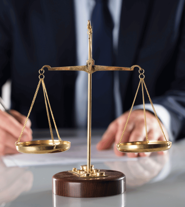 Negligent security lawyer attorney writing something